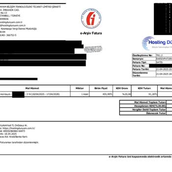 Domain Kaydı Yapılamayan Sipariş İçin Ücret İadesi Sorunu