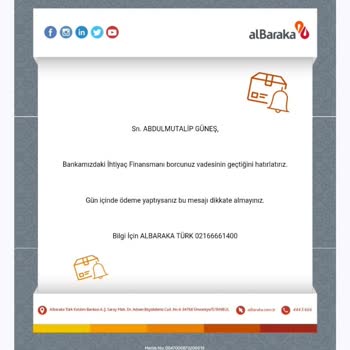 İade Edilen Paranın Akıbeti Hakkında Belirsizlik Ve Albaraka Bankası'ndan Çözüm Alamama