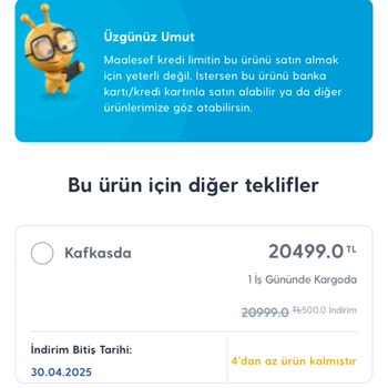 Kredi Limitim Yeterli Olduğu Halde Alışveriş Yapamıyorum