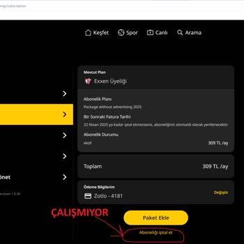 Deneme Üyeliği İptal Edilemiyor, Müşteri Hizmetleri Ulaşılamıyor