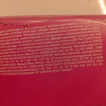 Alpedo Dondurma Margarin Tadında Çıktı, Sağlığımızı Riske Attı