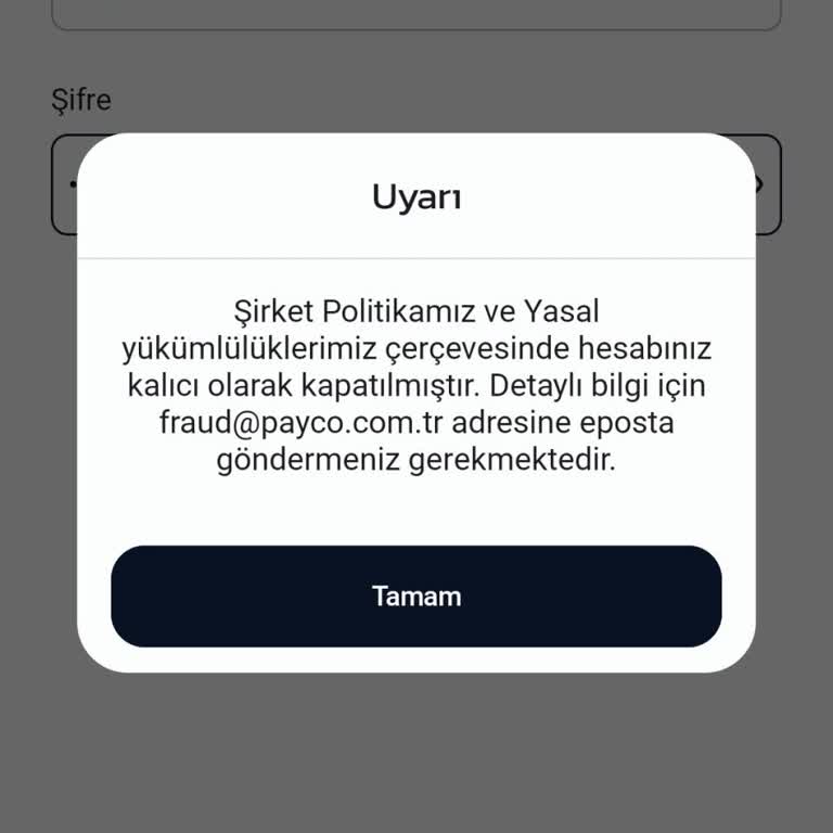 Hesabım Sebepsiz Kapatıldı, Dönüş Yapılmıyor
