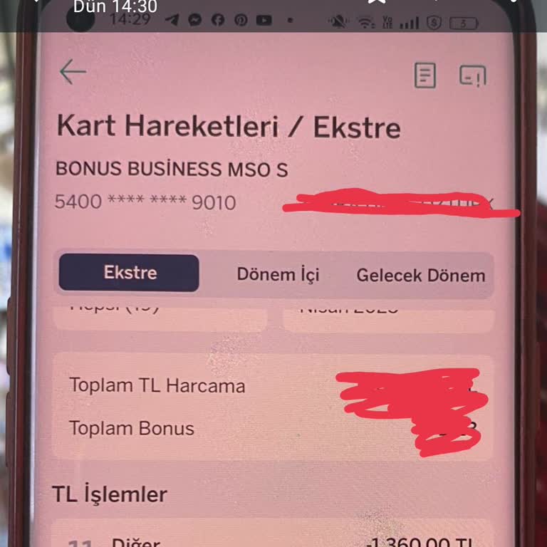 Yıllık Kart Aidatı Kesintisinin İadesi Talebi