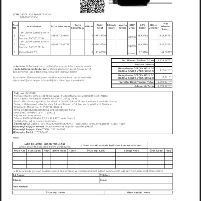 Eksik Gönderilen Ürün Sonrası Mağduriyetim Giderilmedi