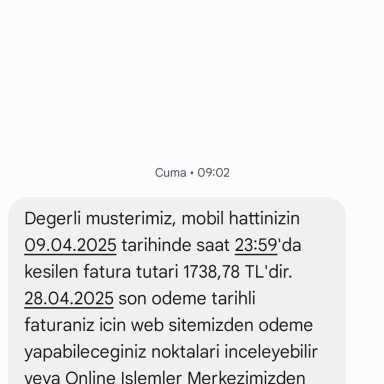 Taahhüt Bitimi Sonrası Beklenmedik Yüksek Fatura Şoku Yaşadım