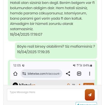 F1 Tribünü Bileti Yerine A1 Tribünü Verildi Müşteri Hizmetleri Çözüm Sunmadı
