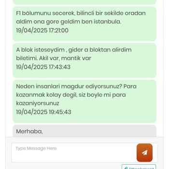 F1 Tribünü Bileti Yerine A1 Tribünü Verildi Müşteri Hizmetleri Çözüm Sunmadı