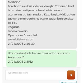 F1 Tribünü Bileti Yerine A1 Tribünü Verildi Müşteri Hizmetleri Çözüm Sunmadı