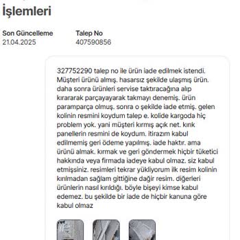 Hepsiburada İşortağım Kırık Ve Hurda Ürünlerin İadesi Kabul Edildi, Satıcı Mağdur Edildi