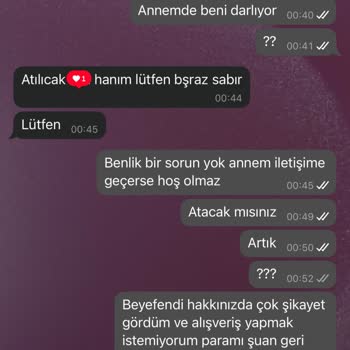 İade Talebime Karşı Yaşadığım Olumsuz Deneyim