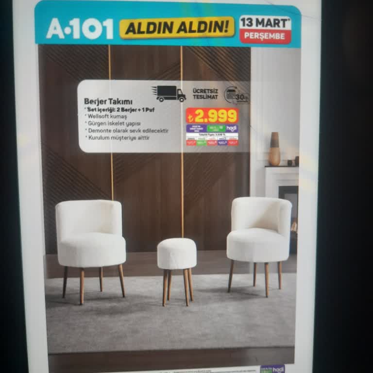 A101'den Aldığım Berjer Takımı Teslim Edilmedi, Çözüm Sunulmuyor