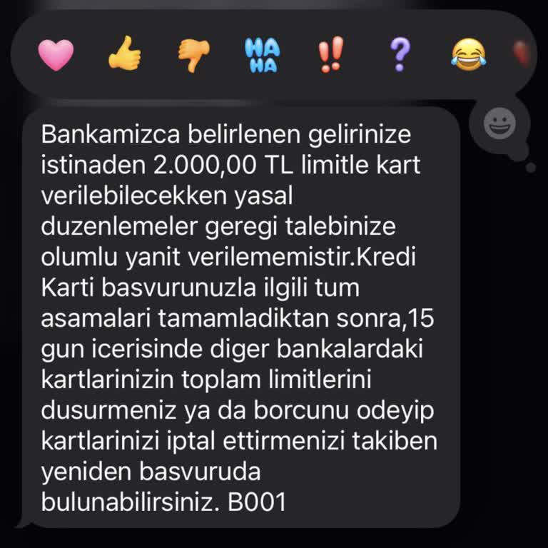Maximum Genç Kredi Kartı Başvurusu Sürekli Reddediliyor, Sebep Belirtilmiyor