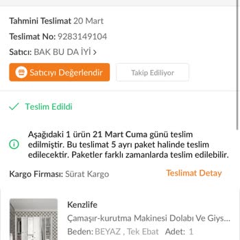 Bir Ayda Teslim Edilmeyen Kırık Dolap Ve İlgisiz Satıcı