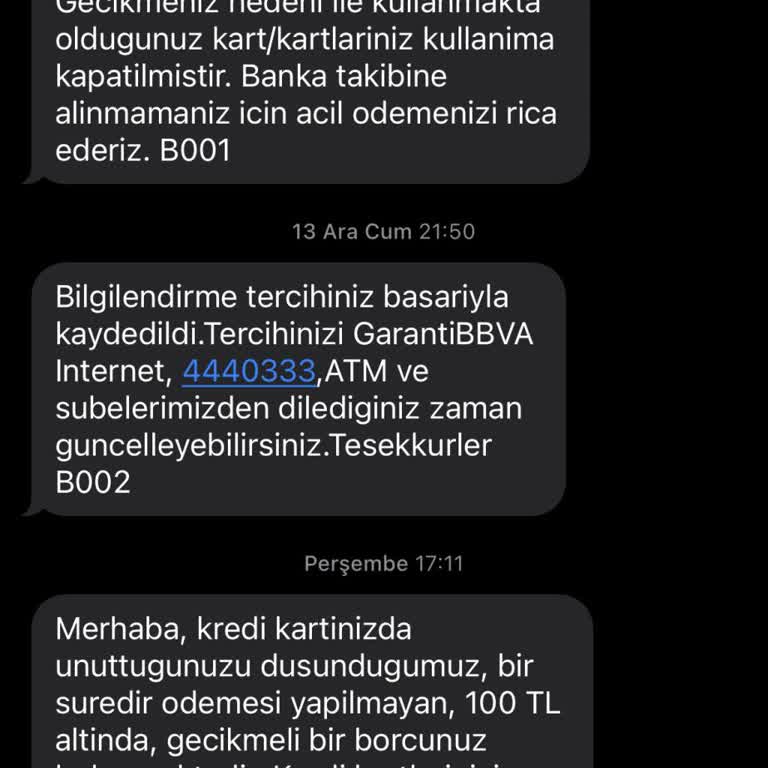 Kapatılan Kredi Kartı Borcu Hakkında Yetersiz Bilgilendirme Ve Tekrarlayan Mağduriyet