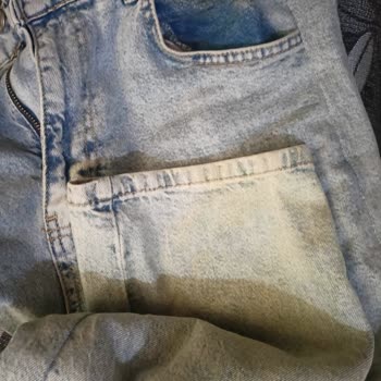 Trendyolmilla Erkek Kot Pantolon Kısa Sürede Sarardı, Renk Farklılığı Yaşadım