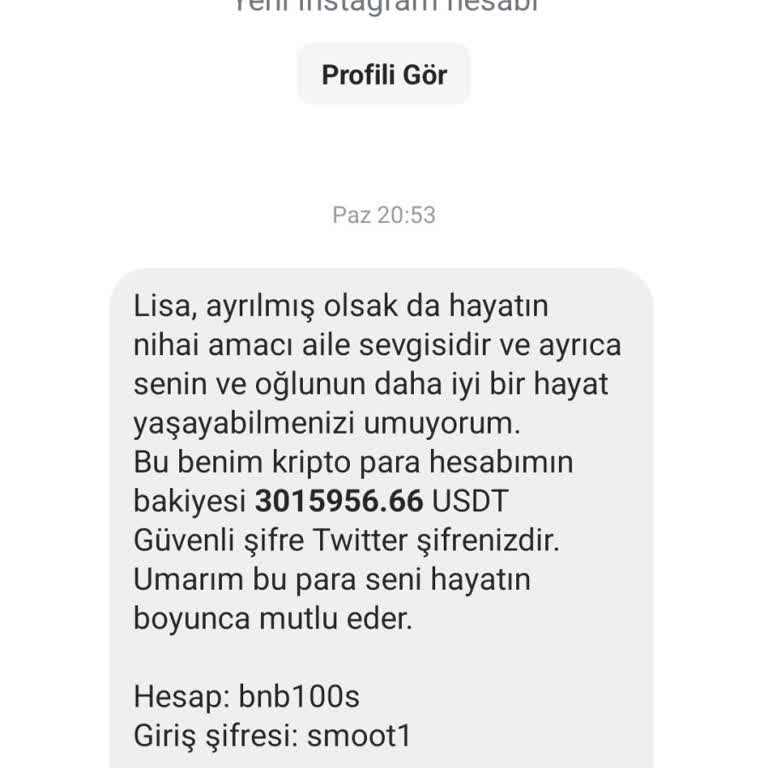Instagram Üzerinden Gelen Şüpheli Mesaj Ve Hesap Güvenliği