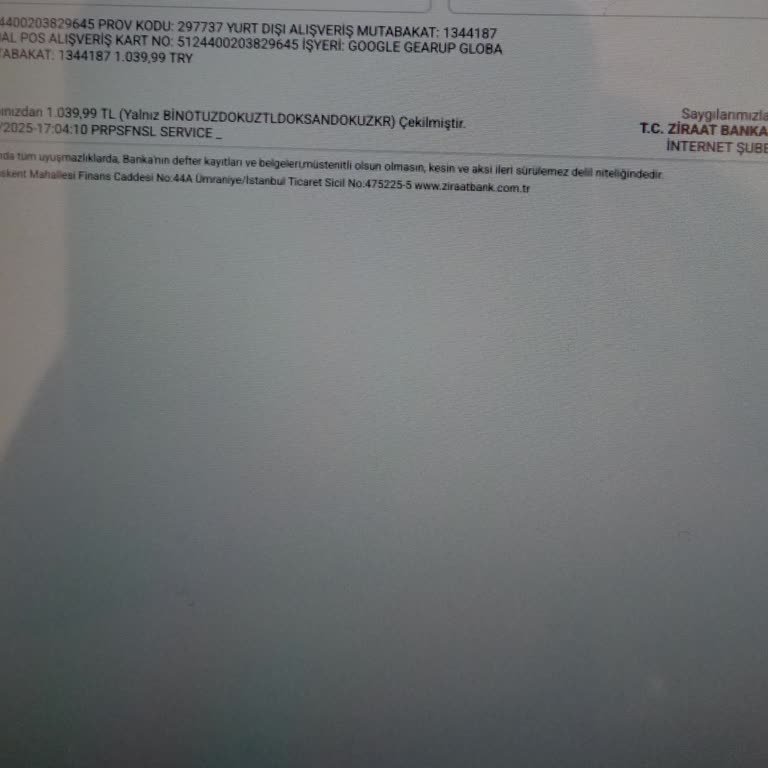 İzinsiz Para Çekimi Ve İade Talebime Yanıt Verilmiyor