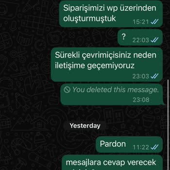 Ödeme Yapıldı, Ne Ürün Var Ne İade Ne De İletişim
