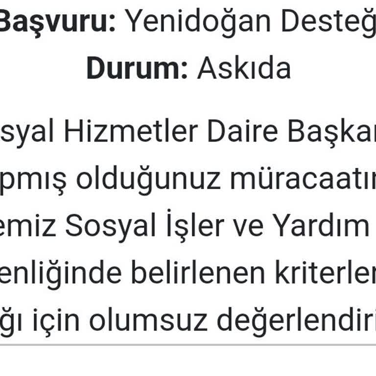 Yenidoğan Destek Paketinde Adil Değerlendirme Yapılmıyor