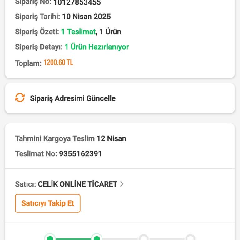 Siparişimin 12 Gündür Teslim Edilmemesi Ve İptal Edilememesi