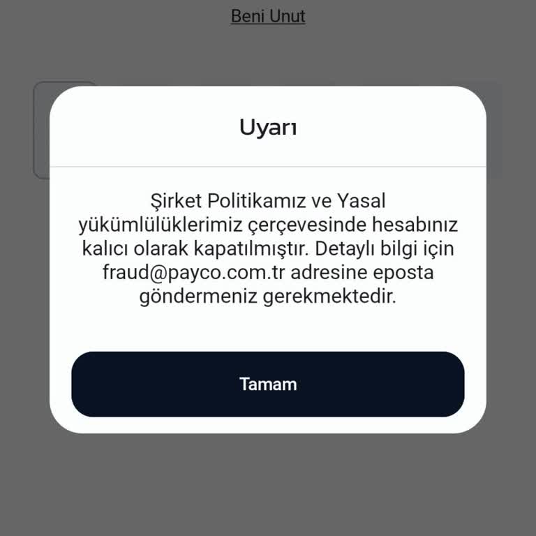 Hesabım Kapandı, İçindeki Paramı Alamıyorum