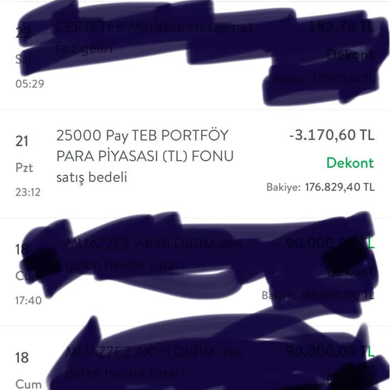 Hesabımdan Bilgim Dışında Fon Alımı Ve Para İadesi Sorunu