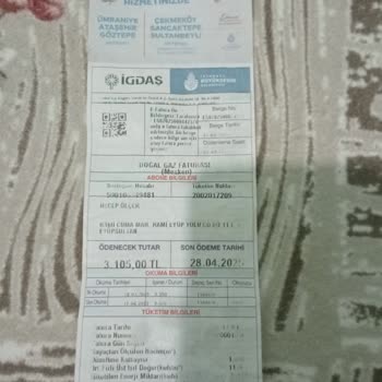Doğal Gaz Faturasında Yüksek Tutar Ve Çözülmeyen Hata Mağduriyeti