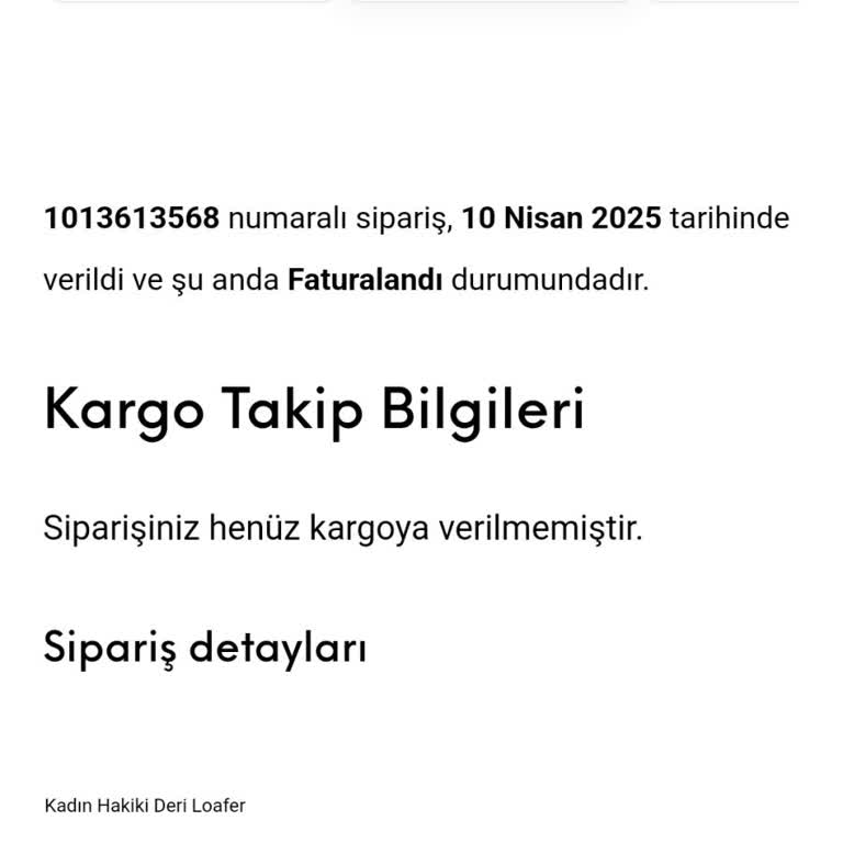 Ayakkabılarım Gönderilmedi, Müşteri Hizmetleri Ulaşılmıyor!