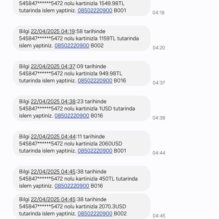 Onaysız İşlemlerle Kartımdan Yüksek Tutar Çekildi, Mağdur Edildim!