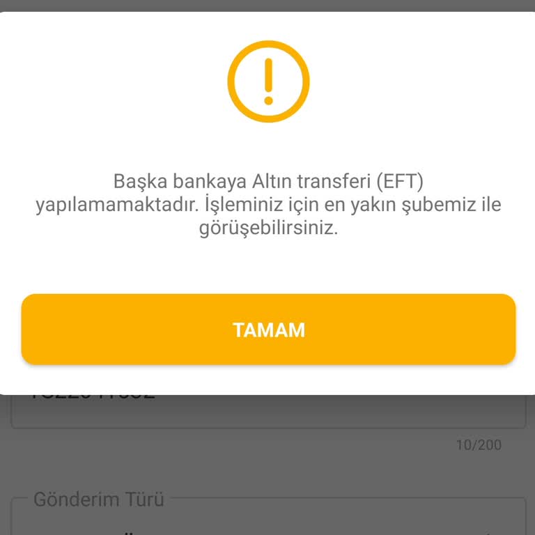 Altın Transferi Engelleniyor, Net Bilgi Verilmiyor