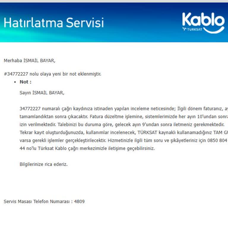 Kablo Net Hizmet Kesintisi Ve Ücret İadesinde Oyalama Mağduriyeti