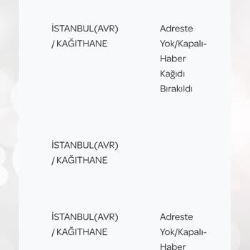 PTT Kargom Teslim Edilmeden Teslim Edildi Gösterildi