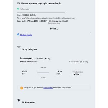 THY Koltuk İptali Sonrası Ücret İadesi Ve Kötü Uçuş Deneyimi Mağduriyeti