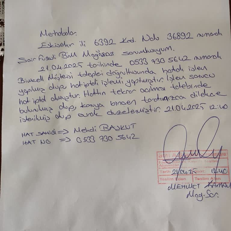 85 TL İadesi İçin Başvurdum Numaramdan Da Oldum Mağduriyetim Çözülmüyor