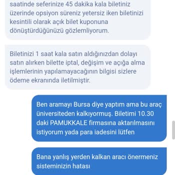 Yanlış Kalkış Noktası Seçiminde Destek Eksikliği Ve İade Sorunu