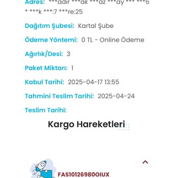 Aynı İlçede Kargo Teslim Edilemiyor, Açıklama Yapılmıyor