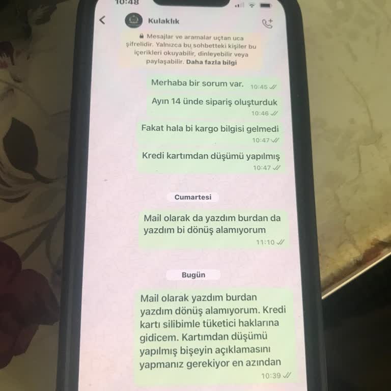 Sipariş Sonrası Bilgi Ve Destek Eksikliği Yaşıyorum