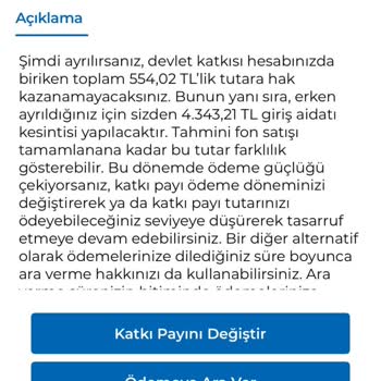 Giriş Aidatı Kesintisiyle Ana Paramı Alamıyorum