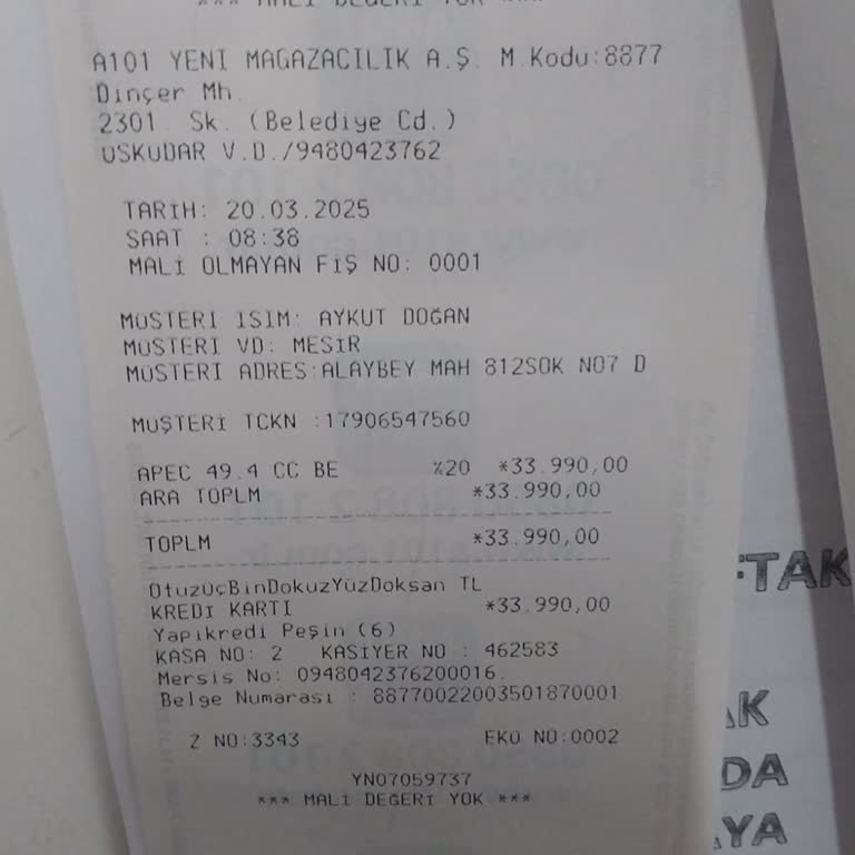 Teslim Edilen Motorun Evrakları Ve Plakası Hala Verilmedi