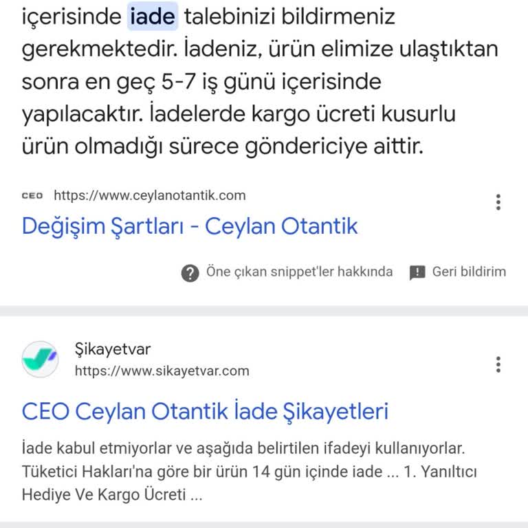 Keten Diye Aldığım Etekler Muşamba Gibi Çıktı İade Kabul Edilmiyor