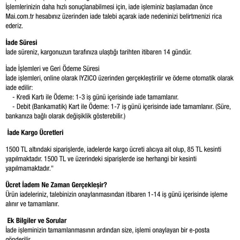 İade Ödemesi İçin Gereksiz Yere Son Güne Kadar Bekletiliyorum
