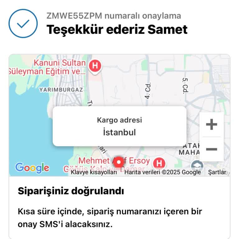 Siparişten Sonra Kargo Bilgisi Ve Müşteri Desteği Yok