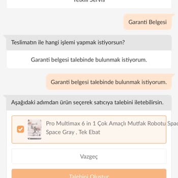 Garanti Kapsamında Hasarlı Ürün Ve Servis Desteği Sorunu