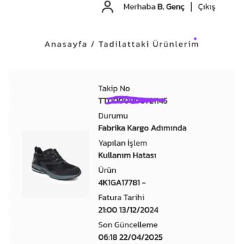 Kısa Sürede Deforme Olan Ayakkabı Ve Garanti Sürecinde Mağduriyet