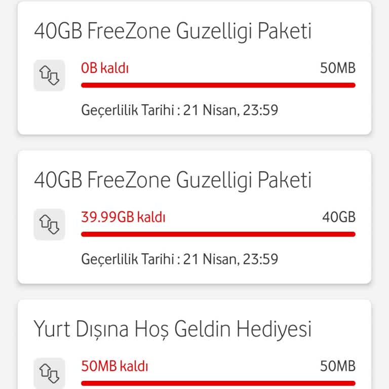 Sosyal Medya Sınırsız İnternetim Ana Paketten Düşüyor, Ek Paket Ücreti İadesi İstiyorum