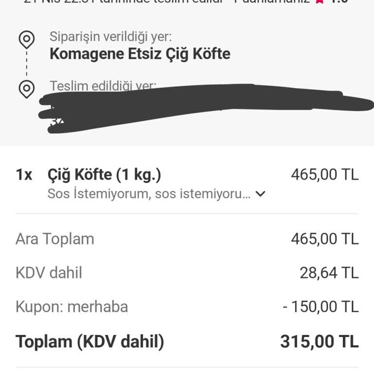 Siparişim Teslim Edilmedi, Sorun Çözülmedi