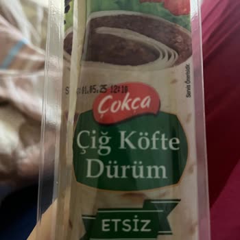 A101'den Aldığım Çiğköfte Küflü Çıktı!