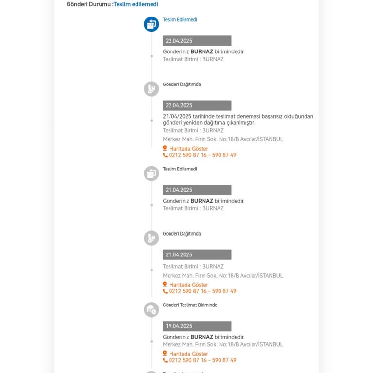 Alıcı Bilgilerindeki Eksiklik Nedeniyle Kargo Teslim Edilmiyor