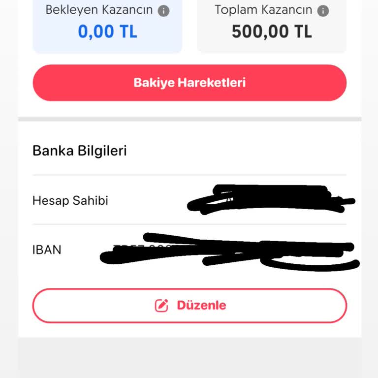 Letgo'da Kazancım Hesabıma Yatmadı, Destek Yok!
