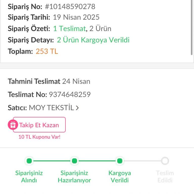 Kapıda Ödeme Ücreti Alındı, Kargo Şubeden Teslim Edildi!